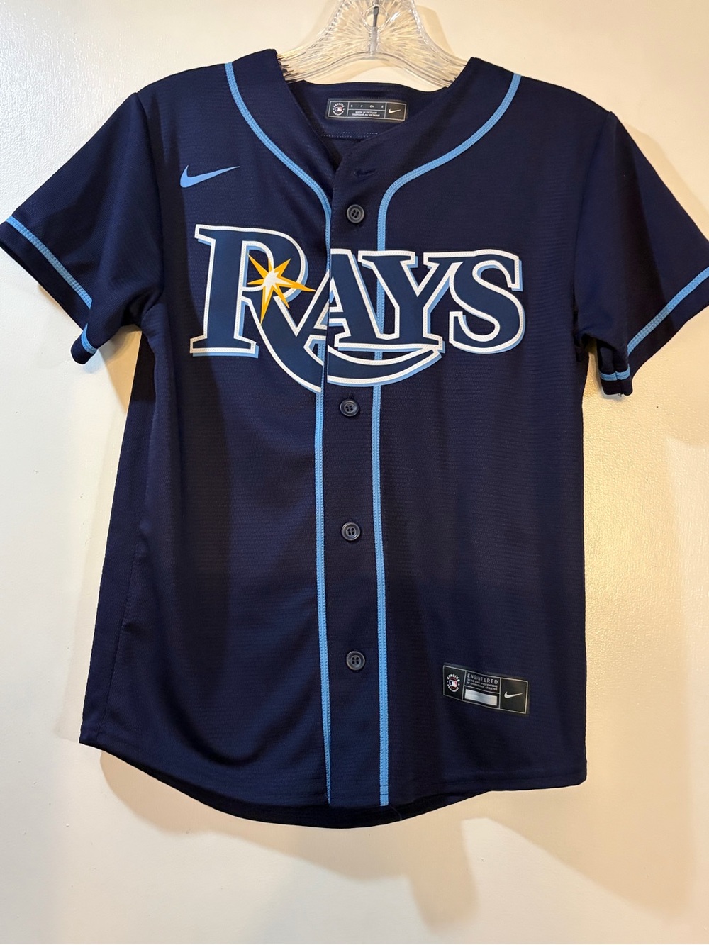 Nike Tampa Bay Rays MLB Jersey Youth Size Small
